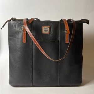 Dooney & Bourke Black and Brown Women's Tote Bag